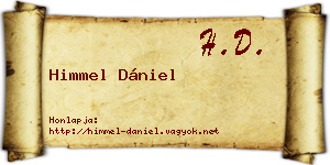 Himmel Dániel névjegykártya